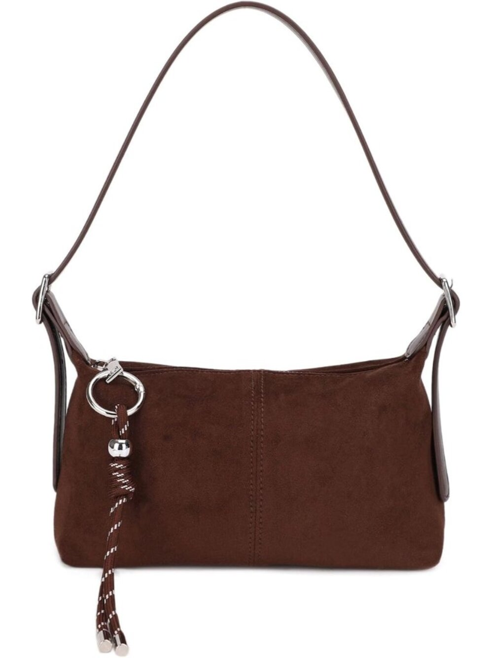 Premium Suede Vegan Leather Crossbody Purses for Women Small Shoulder Bag with D